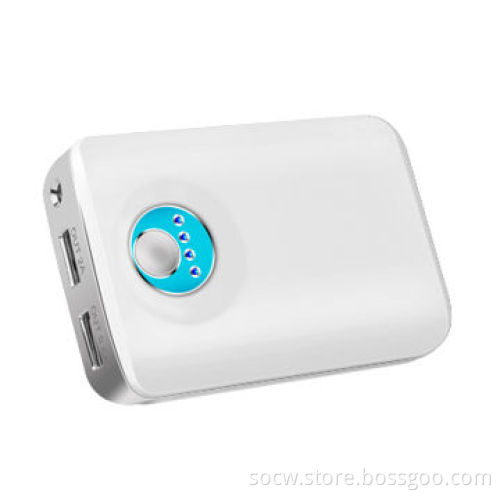 Mobile Phone Charging Station with Double-USB, 8,800mAh Capacity